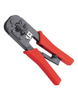 RJ45 RJ12 Network Cable Crimping Tool Red