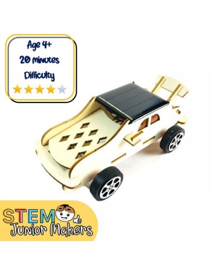 DIY Solar Powered Wooden Car STEM Kit