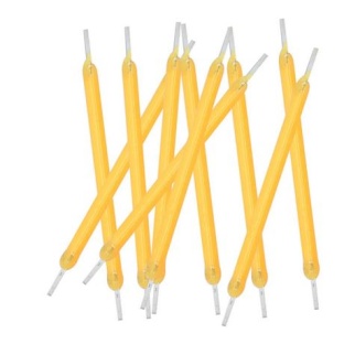 5 pack Edison Bulb LED Lamp Parts DC3V 38mm Neutral White 4000K