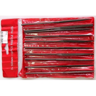 Needle file set DIA 10PC