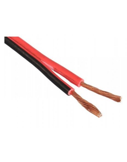 Speaker wire1.5mm red/black per meter
