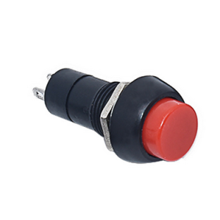 PBS-11B without lock (non latching) 2PIN 12mm Push Button 3A 150V Red