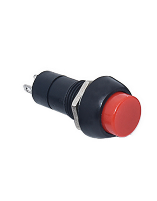 PBS-11B without lock (non latching) 2PIN 12mm Push Button 3A 150V Red