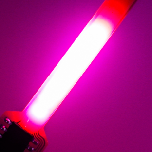 3V DC Meteor Shower LED filament 58mm Pink