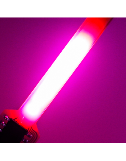 3V DC Meteor Shower LED filament 58mm Pink