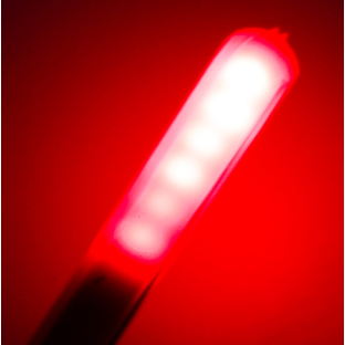 3V DC Meteor Shower LED filament 58mm Red