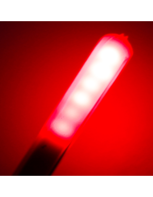 3V DC Meteor Shower LED filament 58mm Red