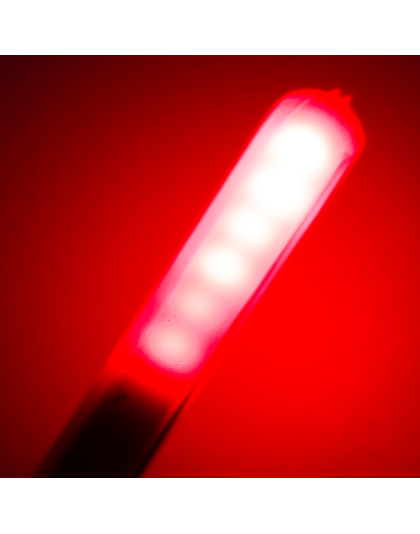 3V DC Meteor Shower LED filament 58mm Red