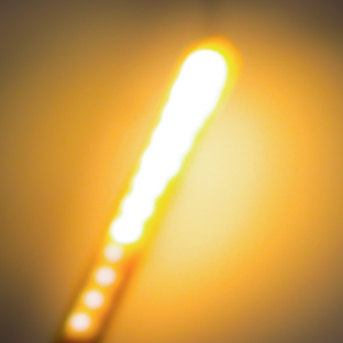 3V DC Meteor Shower LED filament 58mm Yellow