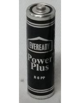 Eveready 1.5V powerplus Silver AA zinc battery - single