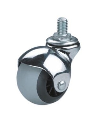 Rubber Caster Swivel Wheel For Robot Chassis - BT 50mm