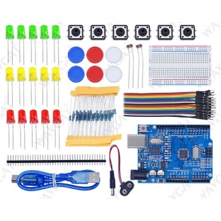 Starter Kit including UNO R3 - Mini Breadboard and components