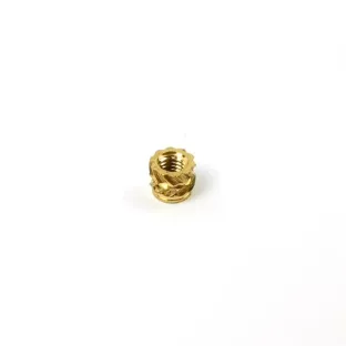 Brass Heat Threaded Inserts Embedment Nut M3xL4xOD5(Loose)