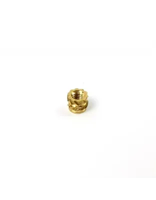 Brass Heat Threaded Inserts Embedment Nut M3xL4xOD5(Loose)