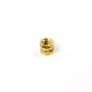 Brass Heat Threaded Inserts Embedment Nut M5xL6xOD7(Loose)
