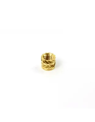 Brass Heat Threaded Inserts Embedment Nut M5xL6xOD7(Loose)