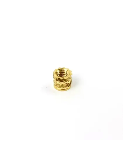 Brass Heat Threaded Inserts Embedment Nut M5xL6xOD7(Loose)