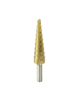 Step Drill HSS 4-12 x 1mm incr (9 step)