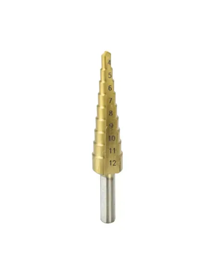 Step Drill HSS 4-12 x 1mm incr (9 step)