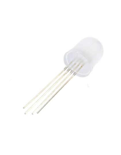 LED Diffused RGB Common Cathode 4-Pin F5 10MM Diode (5 pack)