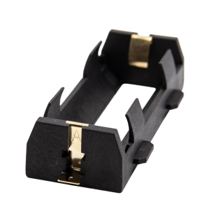 Black Battery Case With Bronze Pins for 26650 3.7V