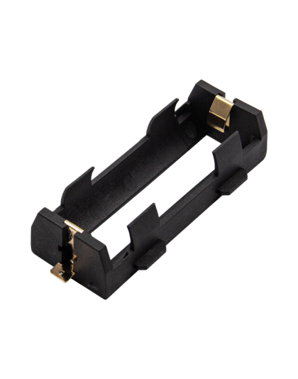 Black Battery Case With Bronze Pins for 26650 3.7V