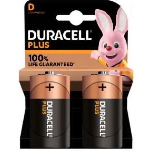 Duracell Batteries P/Power D - 2 Pack
