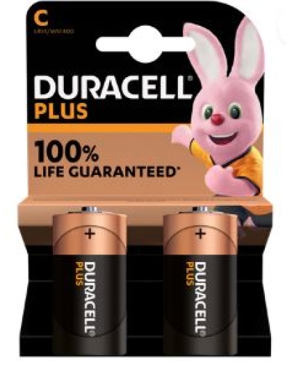 Duracell Batteries P/Power C - 2 Pack