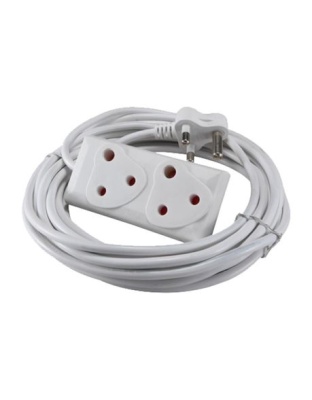 Extension Cable plug 2 X 3PIN - 5METER 10A
