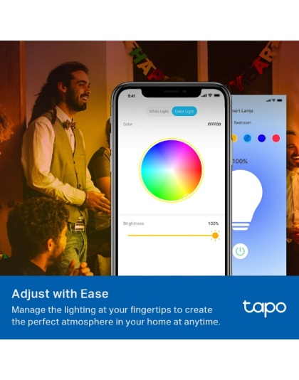 Tapo Smart Wi-Fi Light Bulb, Multicolor L530E