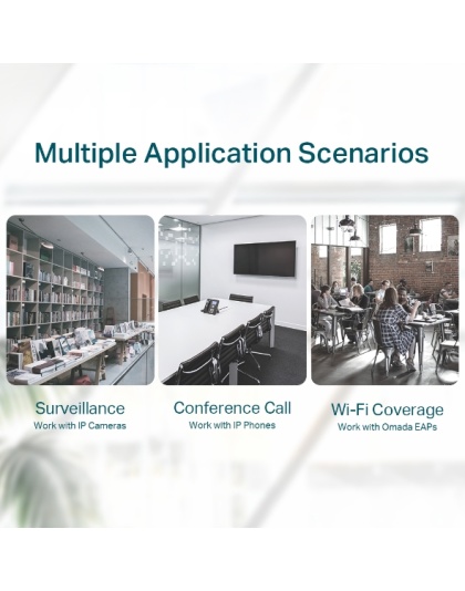 tp-link 8-Port Gigabit Desktop Switch with 4-Port PoE+ TL-SG1008P