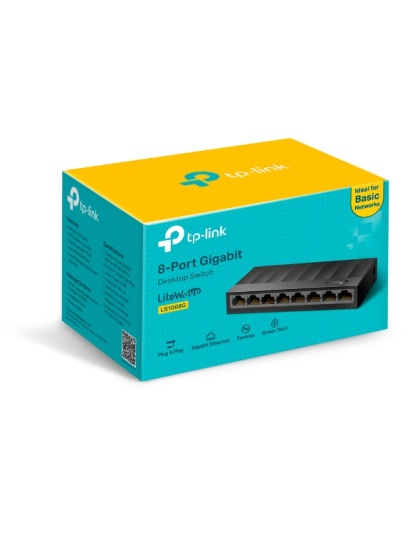 tp-link 8-Port 10/100/1000Mbps Desktop Switch LS1008G