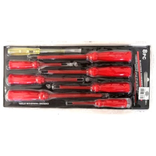 Electrician's 8 pcs insulated screwdriver set