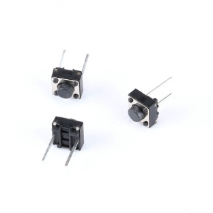 Micro Tactile Push Button Switch 6x6x5mm 2p (5 pack)