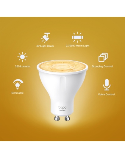 Tapo Smart Wi-Fi Spotlight, Dimmable TL31