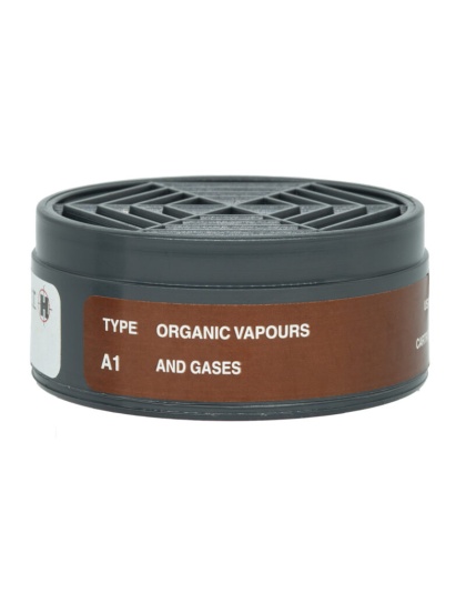 Respirator cartridge A1-solvent/petrol fumes - SABS