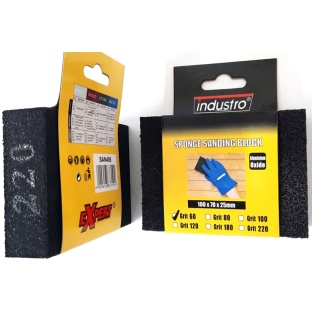 Sponge-flexible Abrasive Sanding Block 100 GRIT