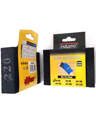 Sponge-flexible Abrasive Sanding Block 100 GRIT