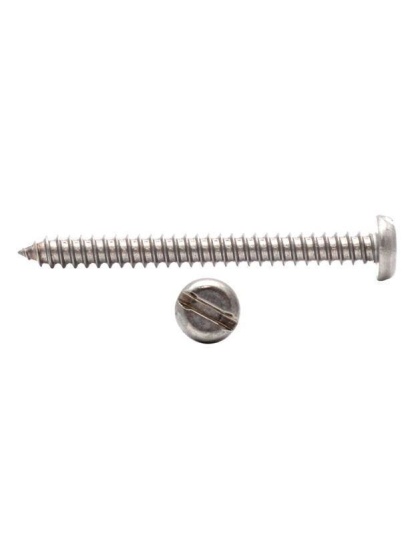 PAN HEAD POZI SELF - TAPPING SCREWS DIN 7981, STAINLESS STEEL, GRADE 18/8 - (A2) 304, M2.0x10mm