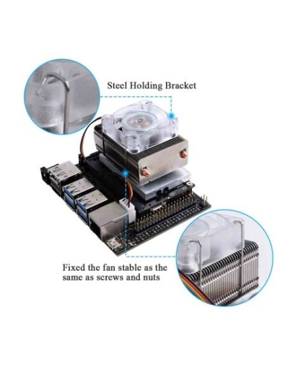 ICE Tower CPU Cooling Fan for NVIDIA Jetson Nano