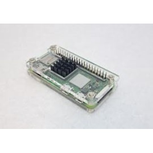 Clear Acrylic Case With Heatsink For Raspberry Pi Zero and Zero 2 - Clear