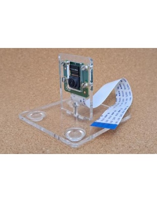 Clear Acrylic stand for Raspberry Pi official cams V2 and Module 3