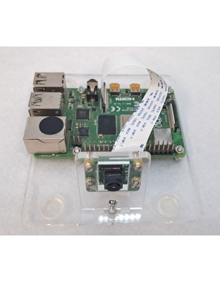 Clear Acrylic camera V2/Module 3 stand for use with Raspberry Pi 3/4/5