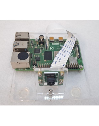 Clear Acrylic camera V2/Module 3 stand for use with Raspberry Pi 3/4/5