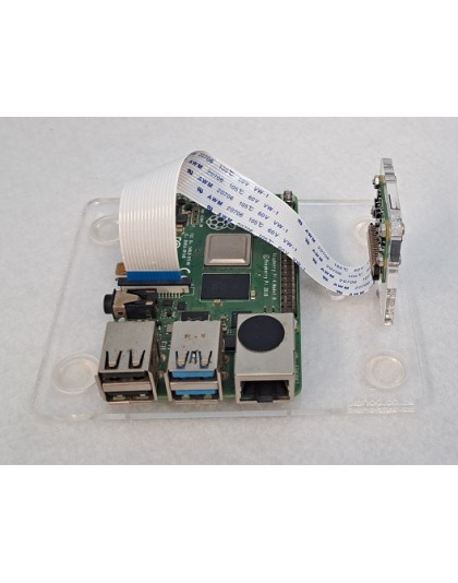 Clear Acrylic camera V2/Module 3 stand for use with Raspberry Pi 3/4/5