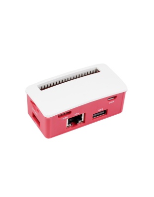 Ethernet / USB HUB HAT (B) for Raspberry Pi Series, 1x RJ45, 3x USB 2.0 (with case)