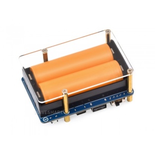 5V UPS HAT (D) for Raspberry Pi for 21700 batteries