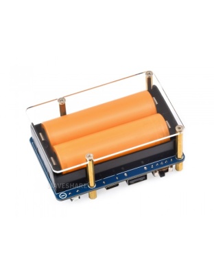 5V UPS HAT (D) for Raspberry Pi for 21700 batteries
