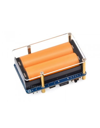 5V UPS HAT (D) for Raspberry Pi for 21700 batteries