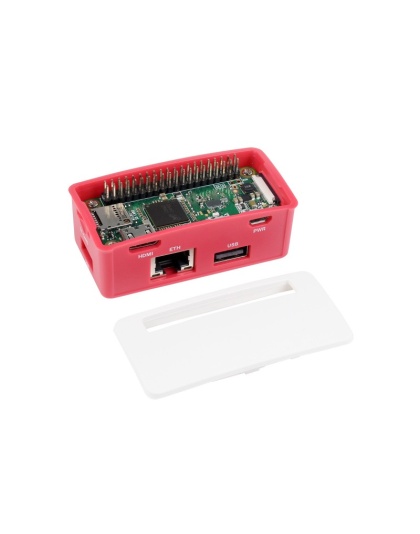 Ethernet / USB HUB HAT (B) for Raspberry Pi Series, 1x RJ45, 3x USB 2.0 (with case)